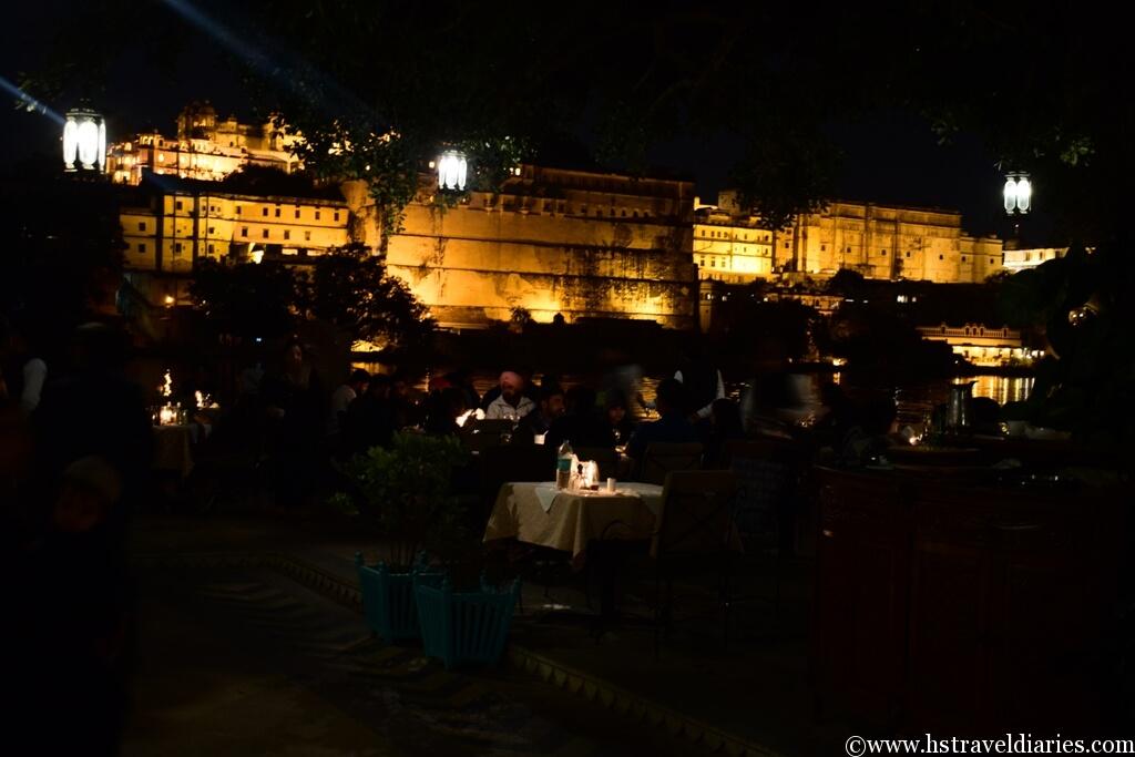 Lake view dine @ Ambrai - Udaipur