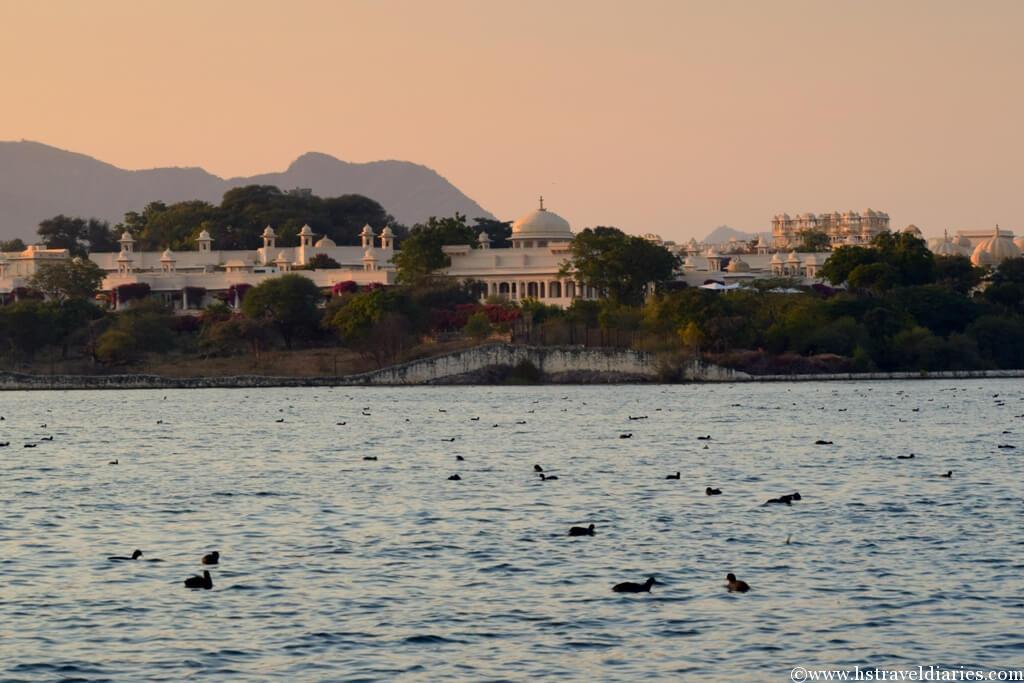 The Oberoi - Udaivilas from Lake Pichola